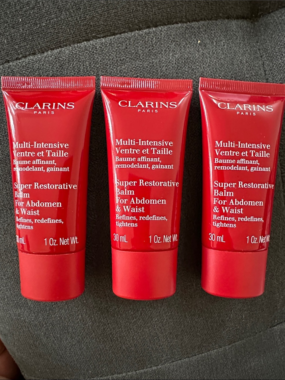 🆕 Clarins Super Restorative Balm for Abdomen & Waist 1 oz - 3 pack